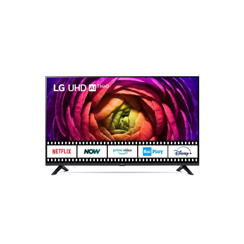 TV LED 50" LG 4K 50UR73003LA SMART TV EUROPA BLACK